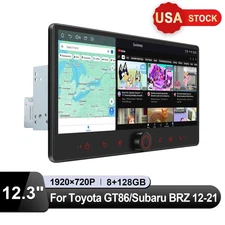 For Toyota GT86/Subaru BRZ/Scion FR-S 12.3 Inch Widescreen Andriod 13 Car Stereo