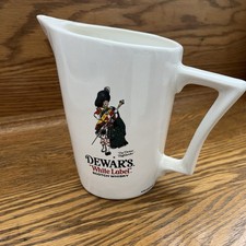Dewar’s Scotch White Label Whisky pitcher jug
