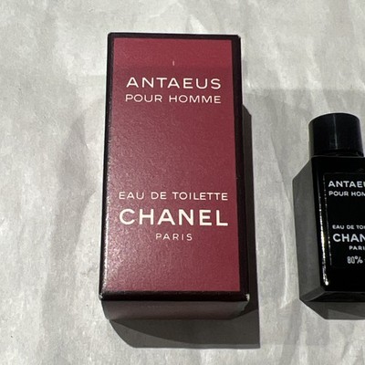 Mens Chanel Antaeus Pour Homme Eau de Toilette 1/8oz Mini Splash