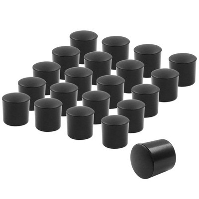 24 Pcs Rubber Door Stop Stud Replacement Tips Springe Hinge End Caps for Wall