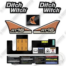 Adatto per Ditch Witch RT16 kit decalcomania trinciatore - 7 ANNI OUTDOOR 3M VINILE!