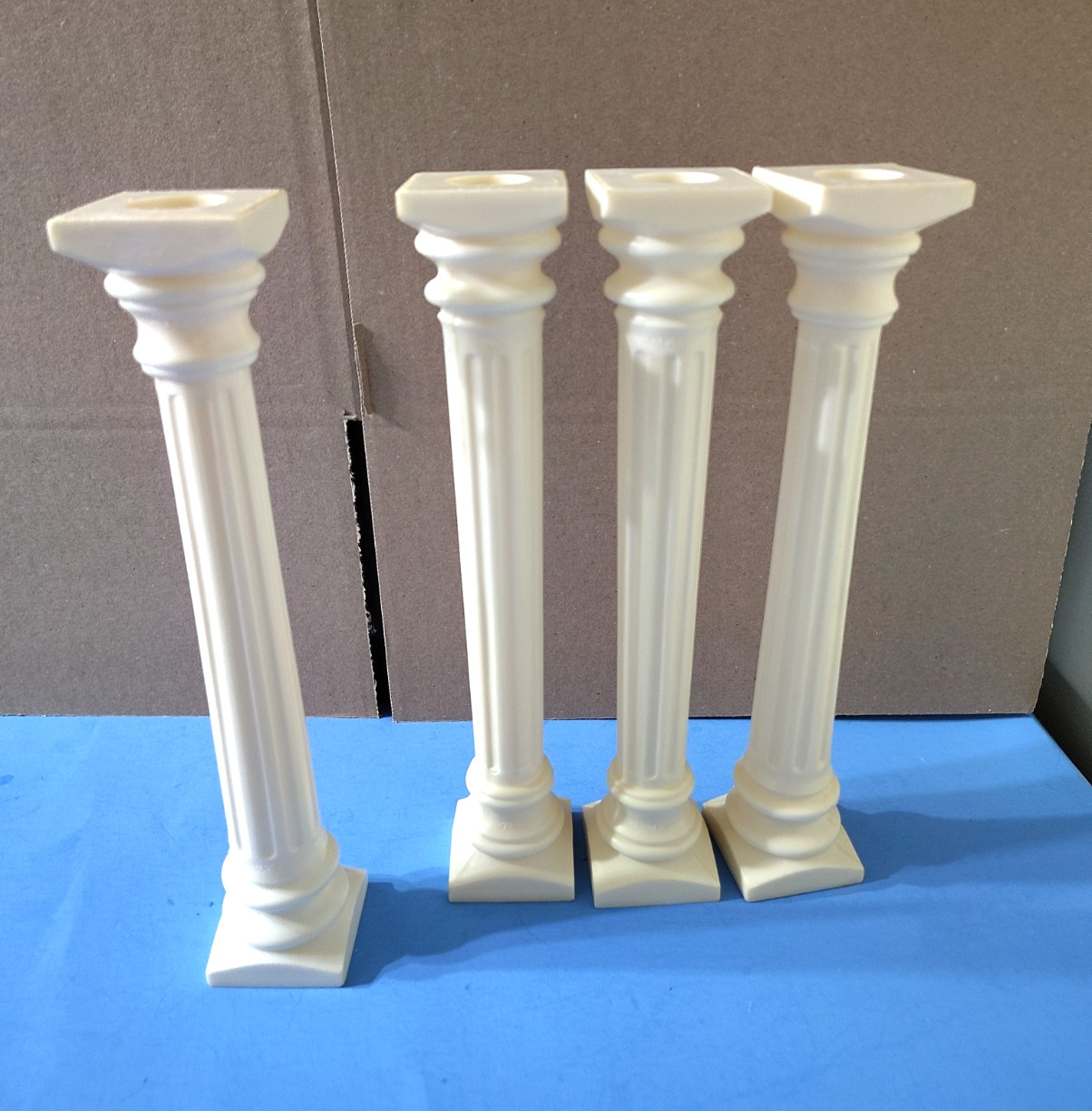WILTON Refillable Cake Crystal Pillar Columns Size - 14" - 10" -5" -3" Vintage