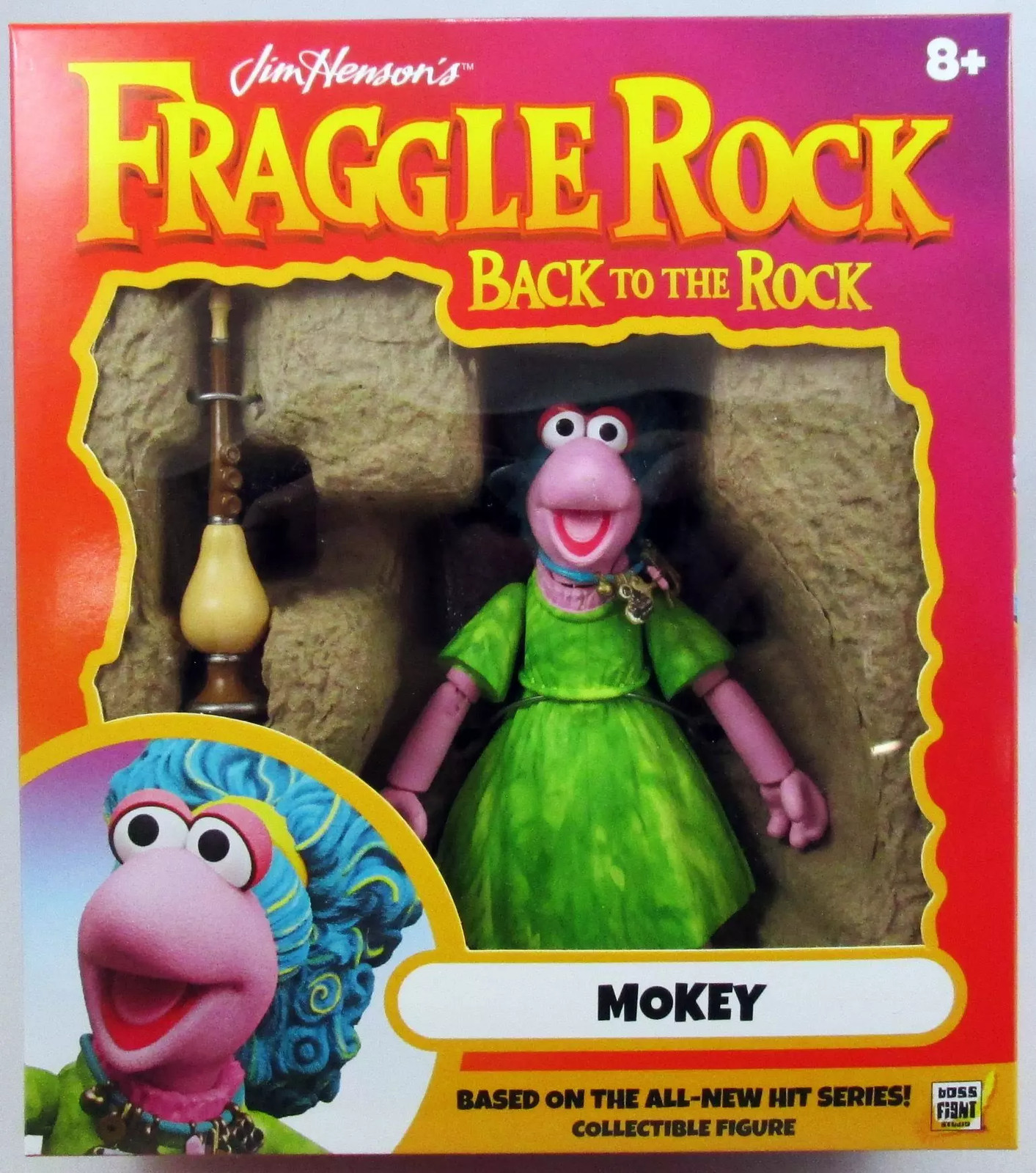 Figurine Fraggle Rock Mokey Boss Fight Studio articulée de 13 cm pour collectionneur