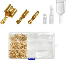 320 Pcs Double Bullet Wire Connectors, 3.9mm 3.5mm Male Female Bullet Terminal