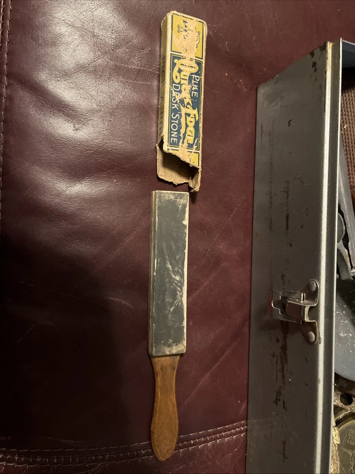 Pike Quick Edge Deskstone Sharpening Stone 400 Grit Made In USA - Image 3 of 4