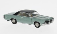 Brekina 18106 - 1/87 Pontiac GTO Coupe, HellgrüN/Schwarz, 1965 - Neu