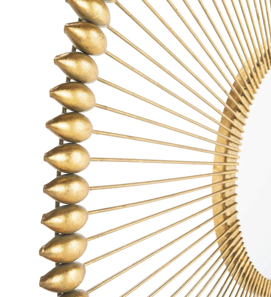 Home Collection Abbey Gold Foil Mirror - Image 3 of 4