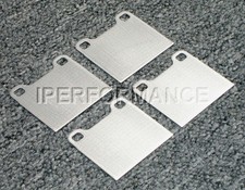 Titanium Brake Pad Shim Heat Shield Set For Alfa Romeo Alfetta 75-77 Small Fr Titanium Brake Pad Shim Heat Shield Set For Alfa Romeo Alfetta 75-77 Small Fr