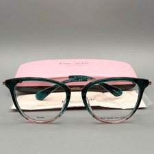 Kate Spade Valencia G 0ZI9 Eyeglasses Teal Cat Eye Frames 52-18-140