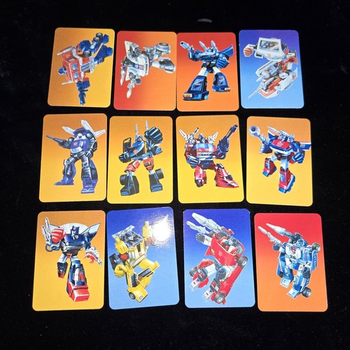 MINT 1985 TRANSFORMERS ACTION CARDS HASBRO Complete 192 Card Set 23 sticker - Picture 3 of 19