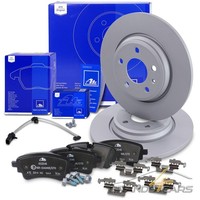 ATE Bremsscheiben Ø300 +BelÄGe +Kontakt Satz Hinten FÜR Audi A6 C8 A7 4K