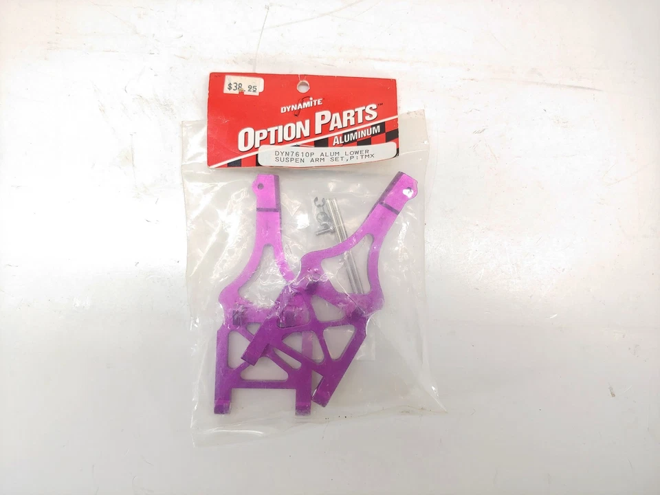 *RARE* DYNAMITE ALUMINUM LOWER SUSPENSION ARM SET FOR TRAXXAS T-MAXX (PURPLE) - Image 4 of 4