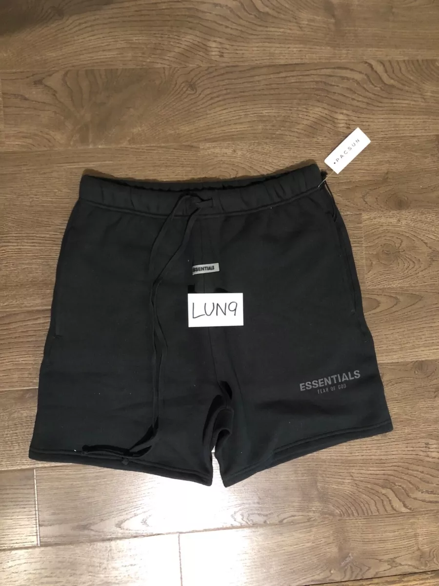 Fear of god FOG Essentials 3m black sweat shorts XS S M