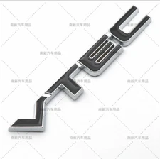 Metal Black VTEC Car Trunk Rear Turbo Fender Emblem Badge Decals Sticker JDM