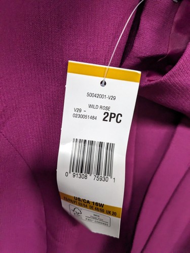 LE SUIT JACKE UND KLEID ANZUG GR 16W WILDROSE 2 TEILIG - Bild 4 von 5