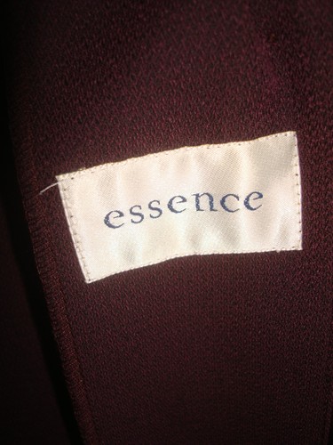 ESSENCE EVANS Purple Long Lightweight JACKET 22 with side splits -washable! - Picture 5 of 5