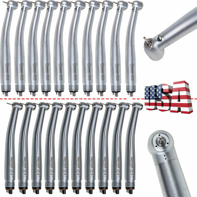 Dental High Speed /LED E-generator Fiber Optic Handpiece 4Hole Fit NSK/KAV Dr