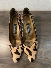 Stuart Weitzman for Neimam Marcus Animal Print Heels - 10