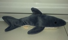 TY Crunch The Shark 6" Beanie Baby plush toy