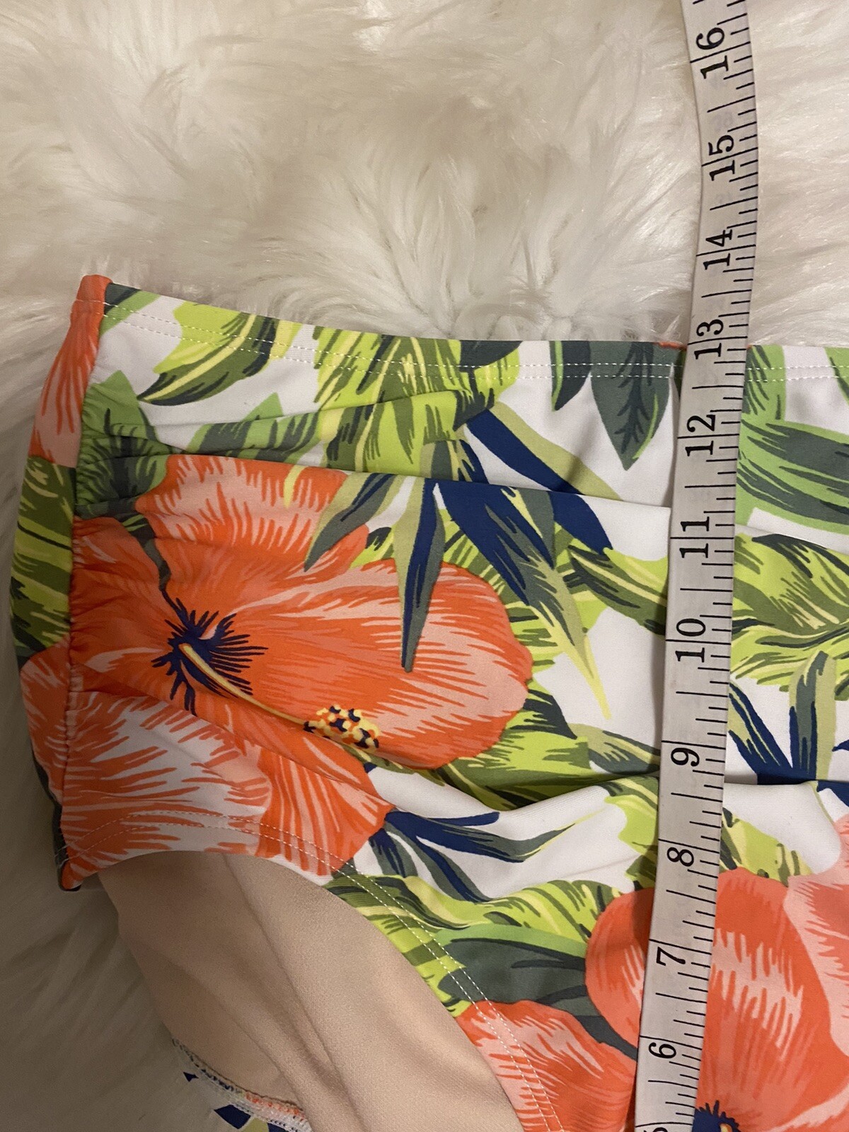 kona sol bikini bottoms swim high waisted medium flor… Gem