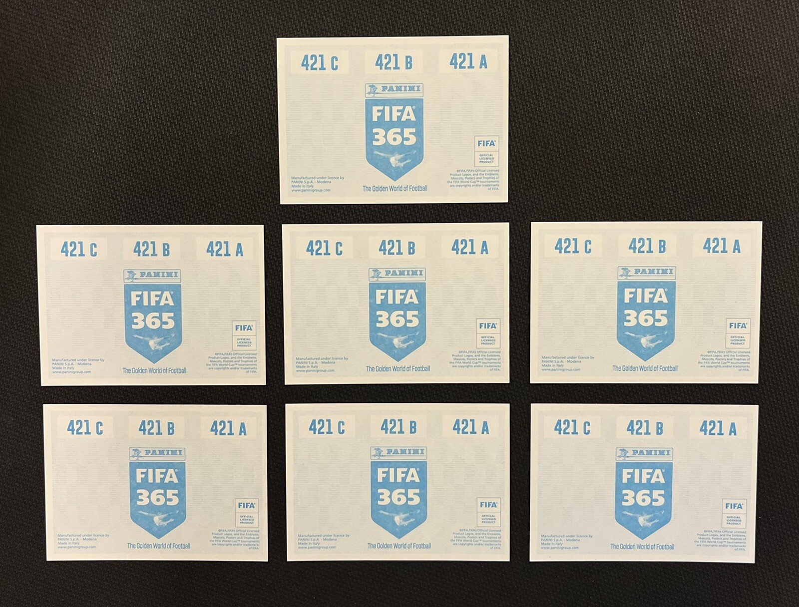 2019 Panini FIFA 365 Erling Haaland Rookie Sticker (BLUE BACK) Lot of 7! RARE view 9