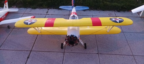 Avión rc Aeromodelismo Sterman Pt-17 Biplano en depron - Imagen 5 de 15