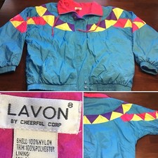 Vtg Lavon Jacket Extra Large Nylon Windbreaker Streetwear 80s 90s Fresh Prince