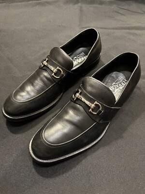 Salvatore Ferragamo Black Leather Gancini Ornament Loafer Size 9.5 D-NIB Gancini ornament loafer - Men | Ferragamo main image 4