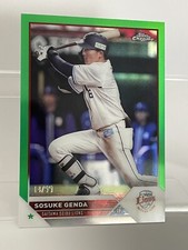 Sosuke Genda 2023 Topps Chrome NPB #52 /99 Saitama Seibu Lions Insert Samurai
