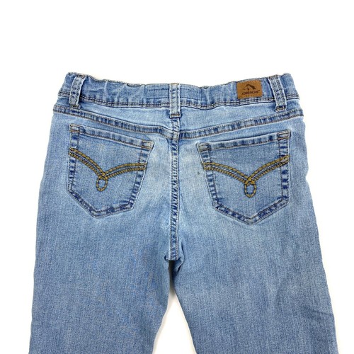 Jordache Bootcut Girls size 12 Light Wash Blue Denim Jeans - Picture 3 of 5
