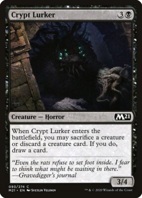 Magic the Gathering (mtg): M21: Crypt Lurker  (x 4)