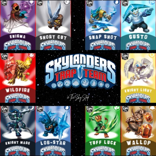 Skylanders Trap Team ALL CHARACTERS NFC CARDS