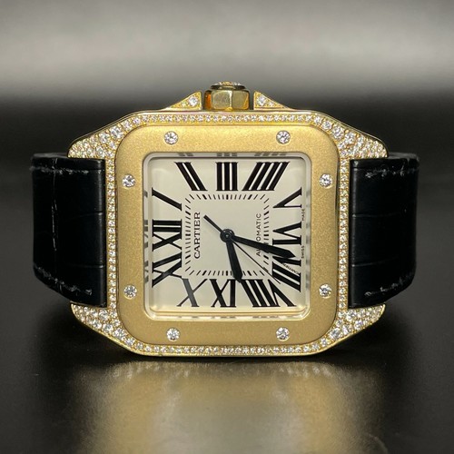 Cartier Santos 100 XL FACTORY Diamonds 