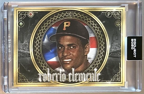 TOPPS PROJECT 2020 #291 ROBERTO CLEMENTE by BEN BALLER 1955 PIRATES ** FREE SHIP