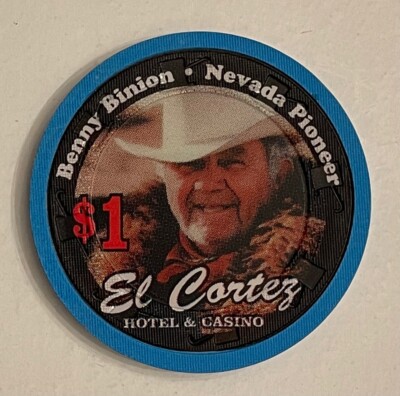 El Cortez Casino Chip Set of 4 Binion $1 $5 $25 $100 All Numbered 269 Las Vegas