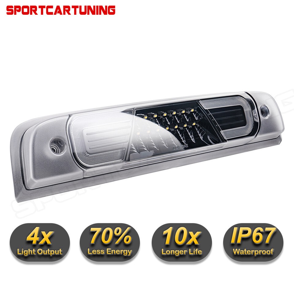 2021 TAHOE Tail Light LED Third Brake Light Cargo Lamp For 2014-2018 Chevy Silverado & GMC Sierra - Black Housing Smoke Lens - Foto 11