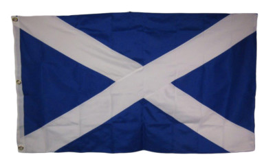 3x5 Embroidered Sewn Scotland Scottish Cross 600D 2ply Nylon Flag 3'x5' Heavy 