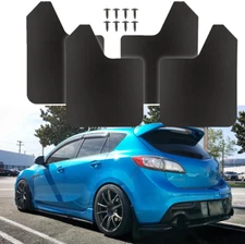 4PCS Mud Flaps Splash Guards Mudguards Mudflaps Splashguards For Mazdaspeed 3 