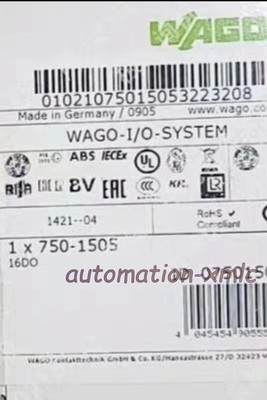 750-1505   Digital output programmable   controller module Brand New #WD8*