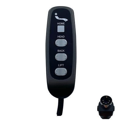 Southern Motion Kaidi KDH130-001 Lift Chair Power Recliner 7 Button 5 Pin Remote