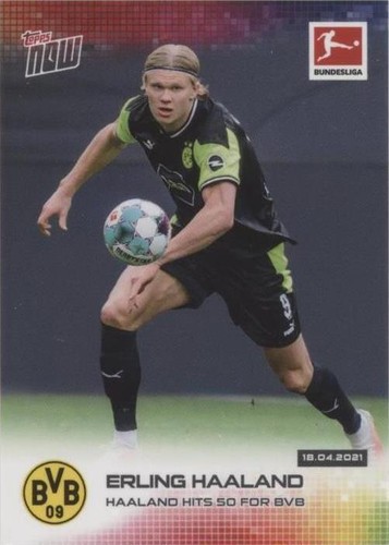 2020-21 TOPPS NOW BUNDESLIGA ERLING HAALAND #83 PSA 10 | eBay