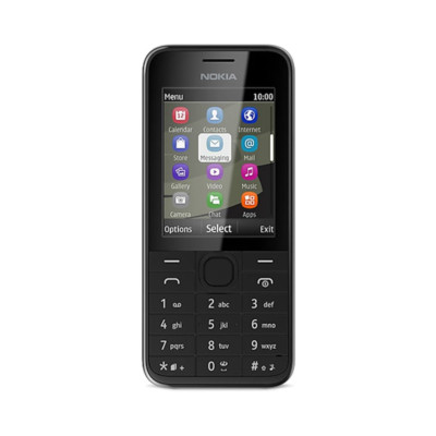 Nokia 208 Bar Cellphone 2.4'' Stereo FM Radio 1.3MP Bluetooth Dual SIM READ