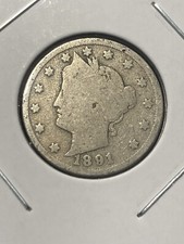 1891 Liberty Nickel - As Shown! (#0696)