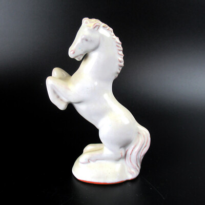 Hallstatt Austria Keramik Figur PFERD Pottery Horse Figurine Vintage 11,5cm