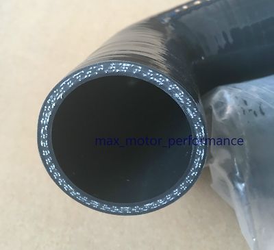 Curva In Silicone Per Turbo ZAP 2 3/4" A 3" – Gomito Aspirazione 70mm A 76mm Nero