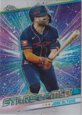 2024 Topps Chrome Series 2 Jose Altuve Stars Of MLB #CSMLB-40 Astros