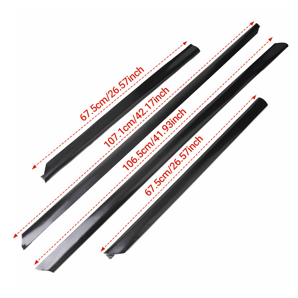 4x ZIERLEISTEN TÜRLEISTEN für AUDI A4 B5 & Clips Satz Lestein DE STOCK |  eBay