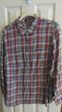 Chaps Women's Plaid Tunic with long sleeves