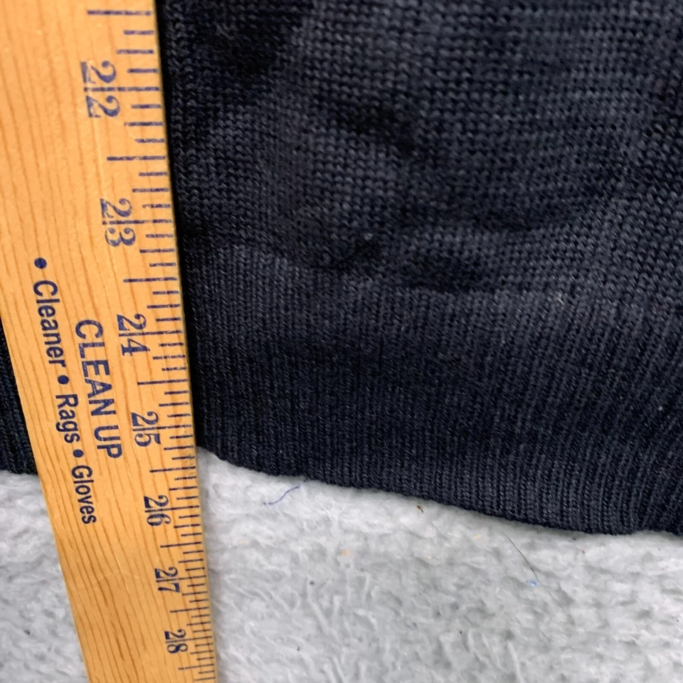 Club Room Sweater Mens S Small Black Ribbed V NeckLong Sleeve - Image 3 of 4