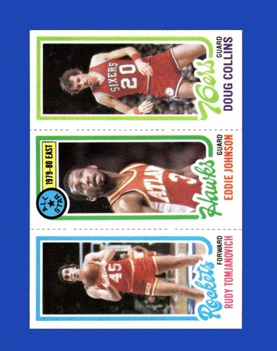 1980-81 Topps Set-Break #179 13 111 Collins/Johnson/Tomjanovich NM-MT OR BETTER
